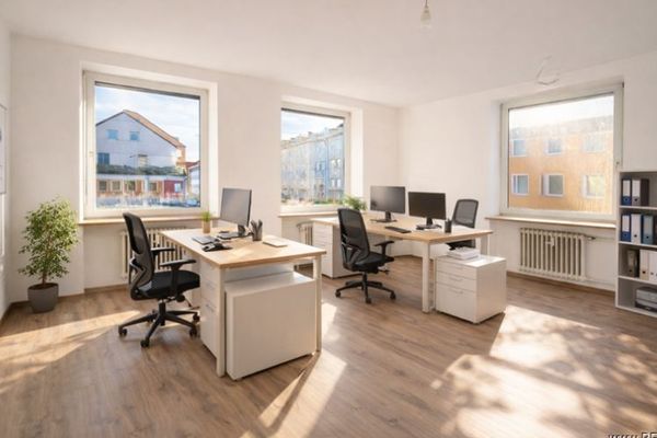 zentrale Büroetage – umfassend renoviert! - in Toplage FFB - provisionsfrei für den Mieter
