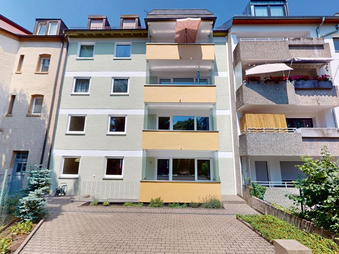 Mehrfamilienhaus mit 5 Wohneinheiten und Entwicklungspotenzial in Nürnberg-Mögeldorf – Ansicht von Hinten  (Süd)