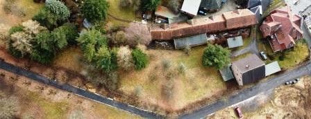 Historische Jugendstilvilla mit großem Grundstück in zentraler, ruhiger Altstadtlage – Luftbild Grundstück