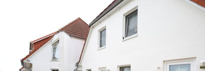 Börgerende: Baltık Denizi yakınında, kendine ait bahçesi ve terası bulunan kiraya verilmiş 3 odalı daire