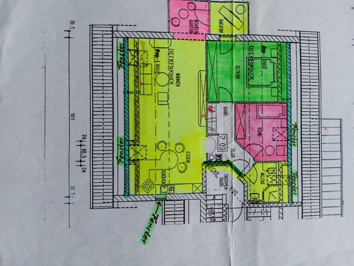 Wunderschöne Dachgeschosswohnung mit viel Platz im Herzen von Ruhstorf – Grundriss der Wohnung