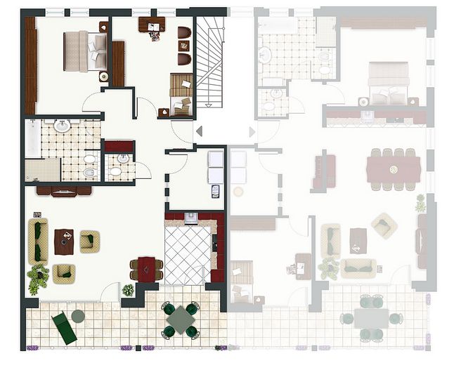 Grundriss - EG Wohnung