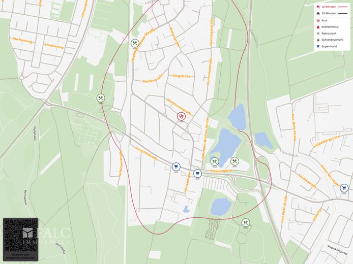 sofort verfügbares 1-Zimmer-Apartment zu verkaufen – Lageplan