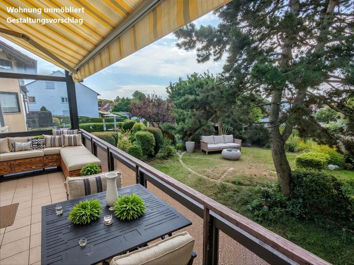 Balkon und Garten