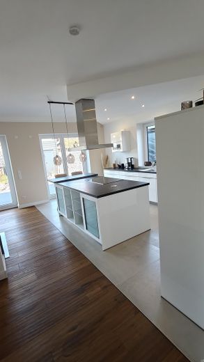 Luxuriöser Bungalow direkt an der Landesgrenze zu Schwanewede – Küche