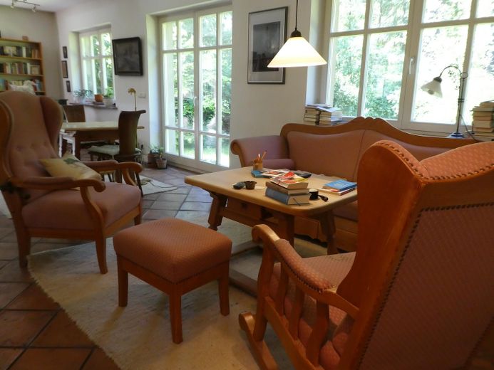 Casa forestale Metzelthin - abitare e lavorare nel Parco naturale dei laghi dell'Uckermark – Wohnzimmer
