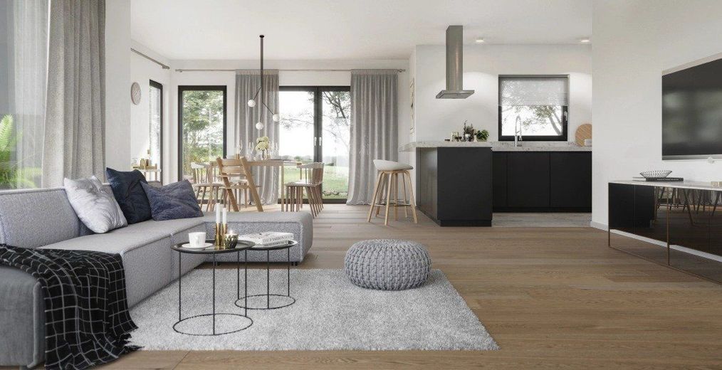 Costruire con fiducia: Il futuro per la vostra famiglia – Wohnzimmer