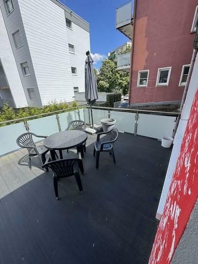 LOFT - vivere moderno - IL SOGNO diventa REALTÀ - nel cuore della metropoli e vicino al confine con la Francia! – 8 Balkon - Ost
