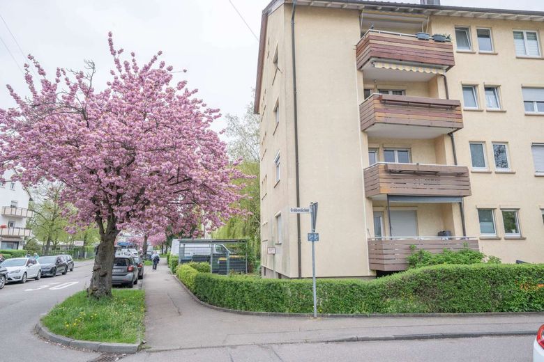 Schöne 3-Zi-Whg. mit Balkon und Stellplatz, zentral in Ludwigsburg – Außenansicht