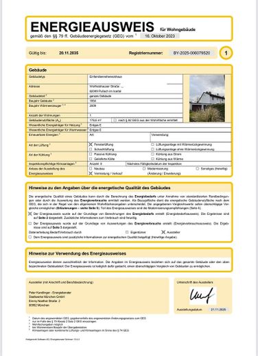 Traumhaftes Gartengrundstück 507qm Nähe Isarhochufer in Pullach mit großem Potential – Energieausweis 1