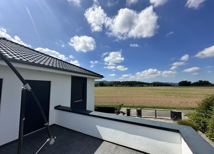 Stadtvilla mit unverbaubaren Blick zum Herkules und Dörnberg – Dachterrasse 