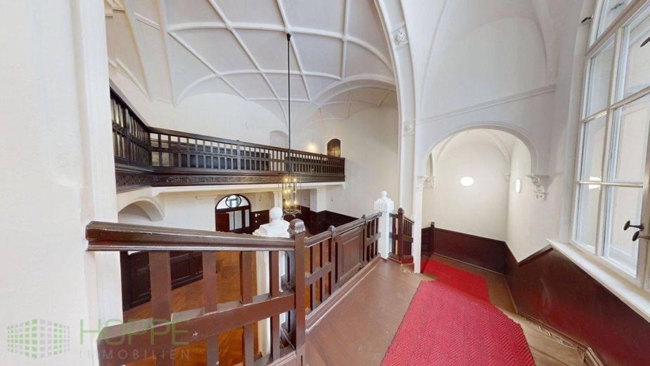 Blick in die Halle