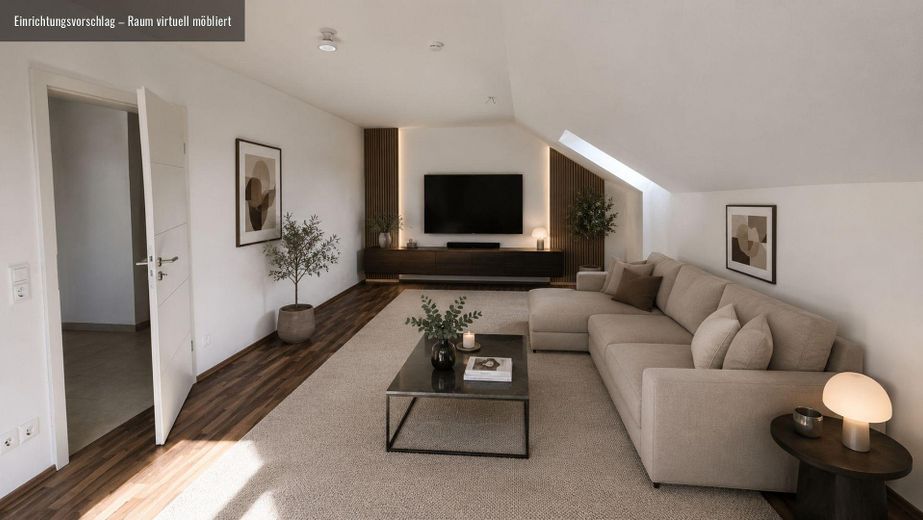 Bezugsfrei & provisionsfrei: Flexibles Dreifamilienhaus in Weilburg – Wohnzimmer DG 3