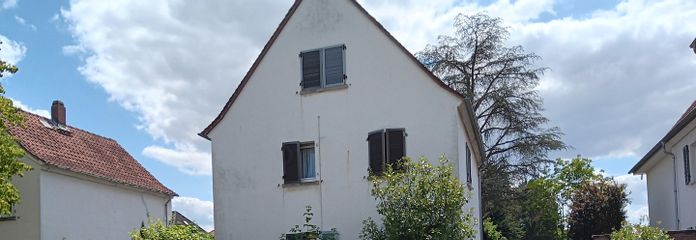 freistehendes 1 Familienhaus in TOP-Lage Worms Innenstatdt-West mit großen Garten und mehr – Aussenansicht