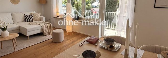 Kernsanierte 3-Zimmer-Wohnung mit Süd-Balkon & Garage – modern, bezugsfertig, provisionsfrei
