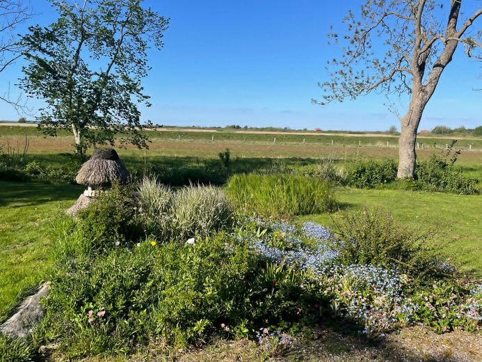 Einfamilienhaus an der dänischen Grenze – Blick nach Dänemark