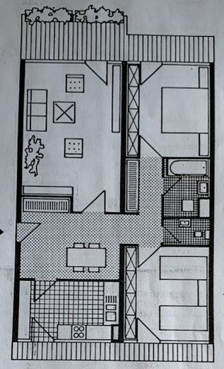 Grundriss aus Baujahr 