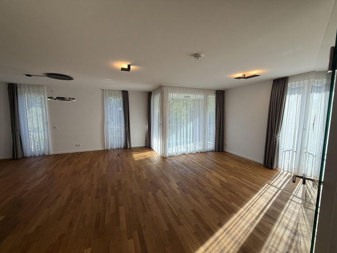 Exklusives Penthouse in der Wasserstadt Hannover-Limmer mit Blick ins Grüne / Keine Maklergebühren – Wohnzimmer