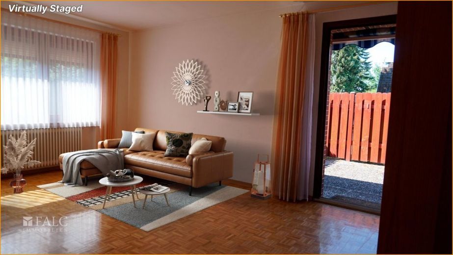 Virtual Staging Beispiel Wohnzimmer