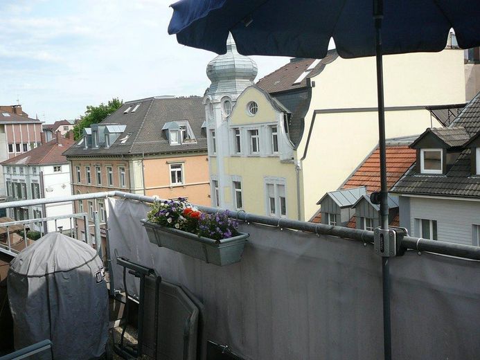 3-кімн. квартира на мансардному поверсі у Freiburg-Wiehre – Blick vom Balkon