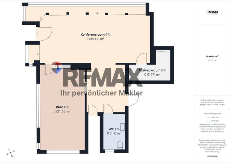 Sichtbarkeit für Ihr Business! Bürofläche in der Kieler Straße – Grundriss