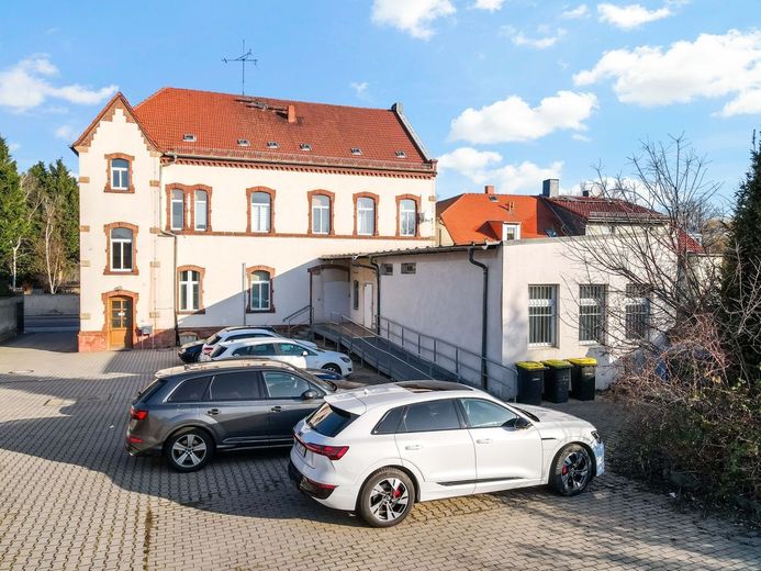 Historisches Gewerbeobjekt mit vielseitigen Nutzungsmöglichkeiten in Könnern – Hofansicht