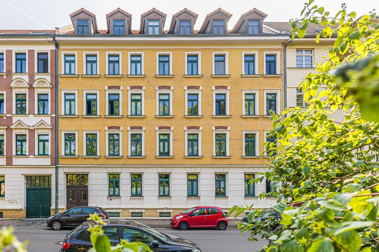 *Wohntraum: 2-R Altbau in Leipzig Stötteritz | Provisionsfrei | 4% Rendite + 4,25% AfA* – Vorderansicht