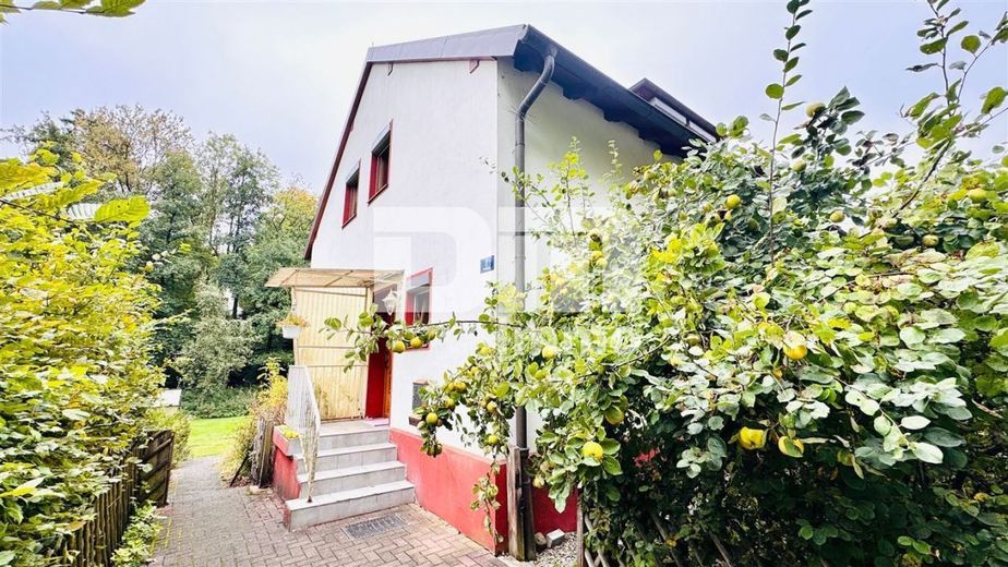 Modernisiertes Einfamilienhaus auf riesigem Grundstück mit Carport und Nebengebäude – Haupteingang