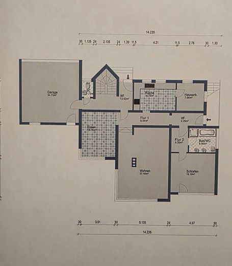 Maison pour 1 à 2 familles + appartement indépendant – Grundriss EG