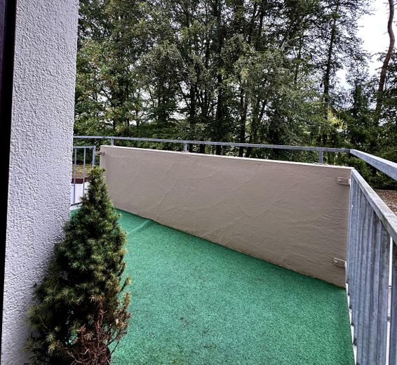 1,5 Zimmerwohnung mit Balkon, Aufzug und Garagenstellplatz in Blaustein-Klingenstein – Balkon