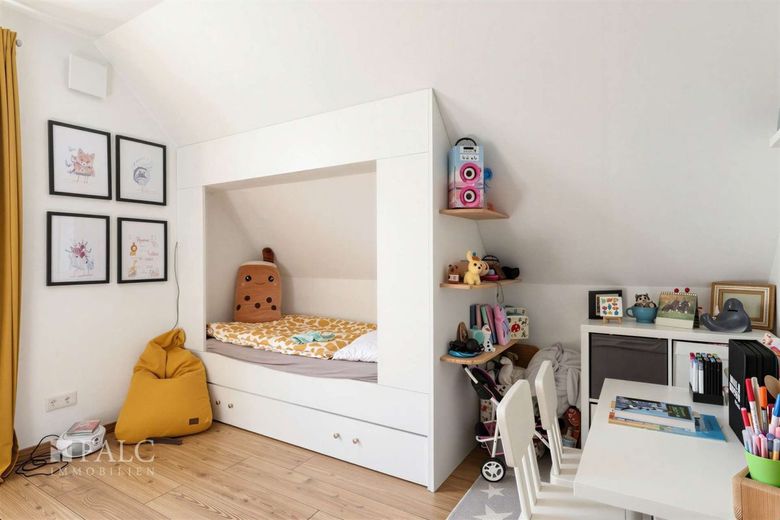 Modernes Kapitänshaus mit Kanalblick in Rendsburg – Kinderzimmer