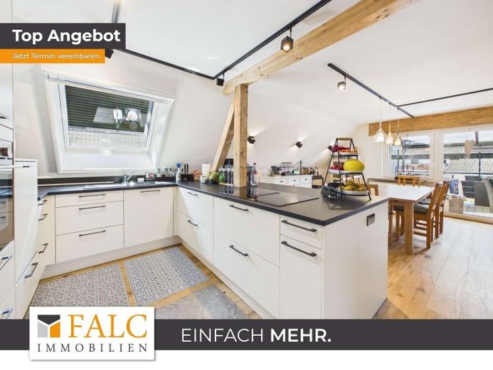 Moderne Dachgeschosswohnung im Zweifamilienhaus- Großzügige Terrasse inklusive – Foto 1