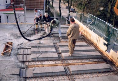 Betonierung der Decken
