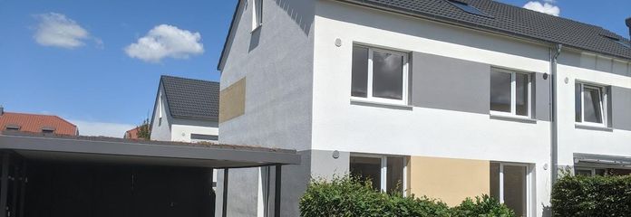 Haus Ansicht Süden mit Garten