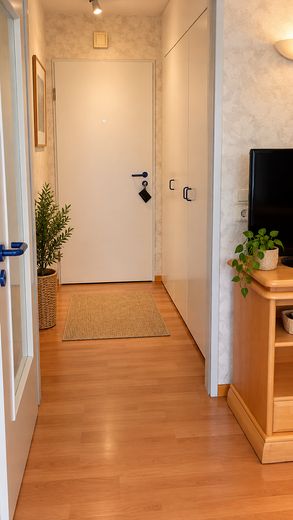 Küçük daire, büyük potansiyel – Duhnen’de Haus Hohe Worth · Balkon ve garaj – Fotoğraf 14