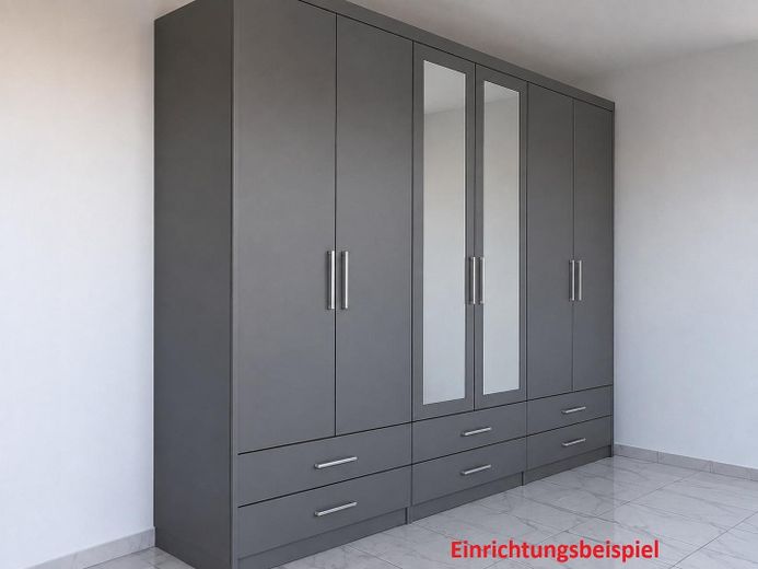 Hitzewelle? Etagenwohnung in kleiner Wohneinheit mit Klimaanlage – Beispiel Schlafzimmer möb.