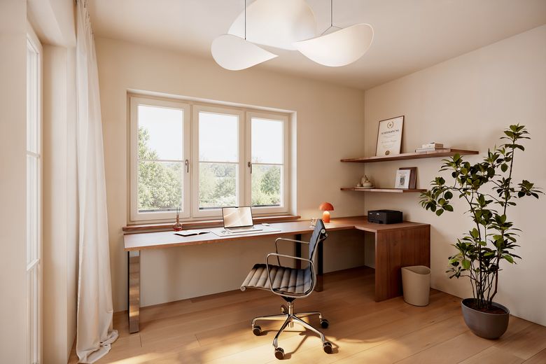 Living in a prime location in Obermenzing - south-facing garden & absolute quiet location – Home-Office / Gästezimmer