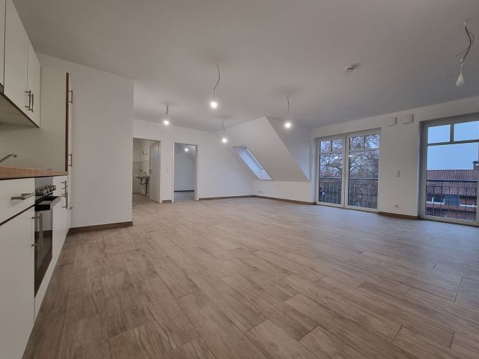 Attraktive 2-Zimmerwohnung mit Balkon im Neubau in Rethem/ Aller – Wohn-/Essbereich