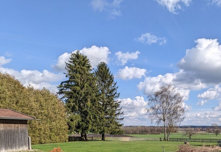 Ausblick vom Grundstück