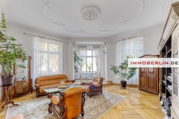 IMMOBERLIN.DE - Affascinante appartamento d'epoca con balcone esposto a ovest