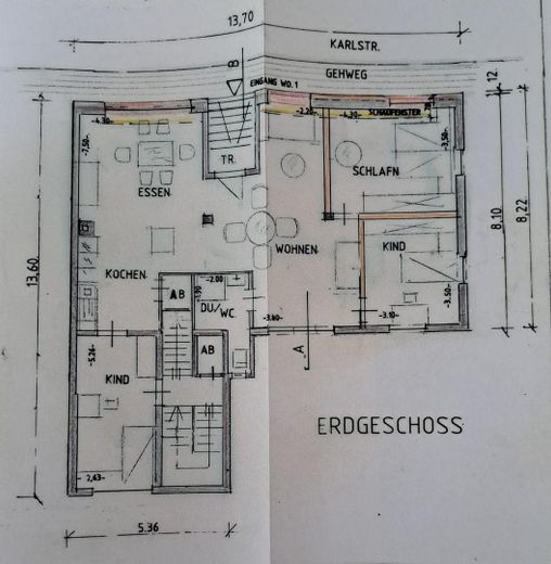 Appartamento ristrutturato di 4 locali al piano terra ad Alpirsbach dal 01.11., garage incluso – Foto 17