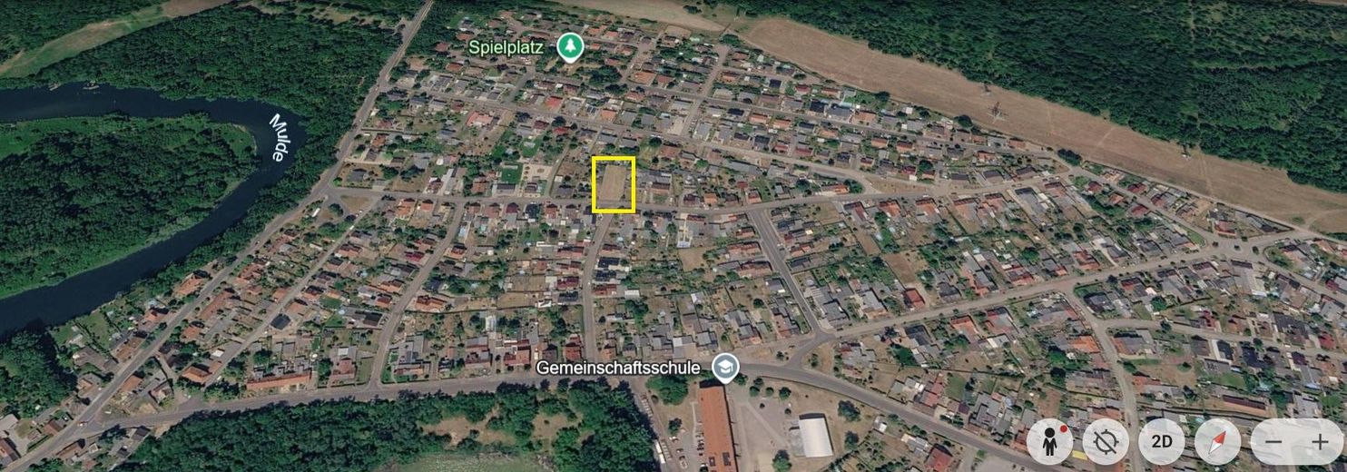 876 sqm building plot - serviced - electricity connection incl. meter – Lage in der Gemeinde