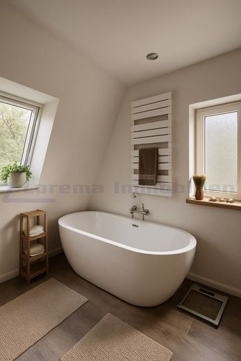 Grüne Oase südlich von Berlin - großes EFH in Mahlow mit 1.192 m² und Energieklasse A – Badewanne Obergeschoss