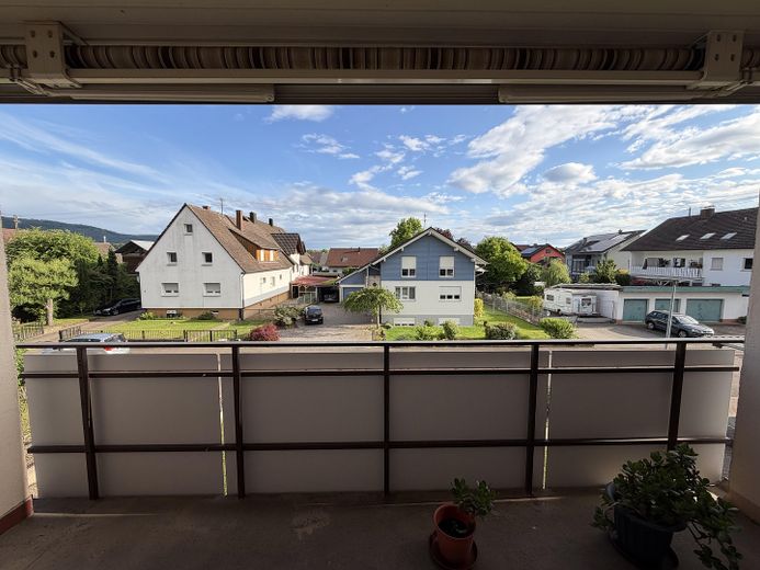 Sicht vom Balkon