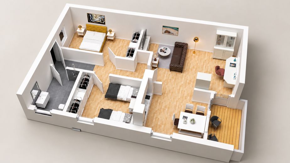 möblierte Wohnung mit Balkon - modern, hochwertig & sofort bezugsbereit – Foto 8