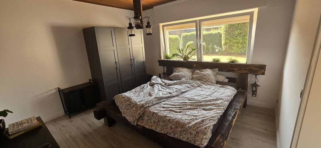 Schöne Einliegerwohnung im Erdgeschoss mit Garten in Vechta – Schlafzimmer