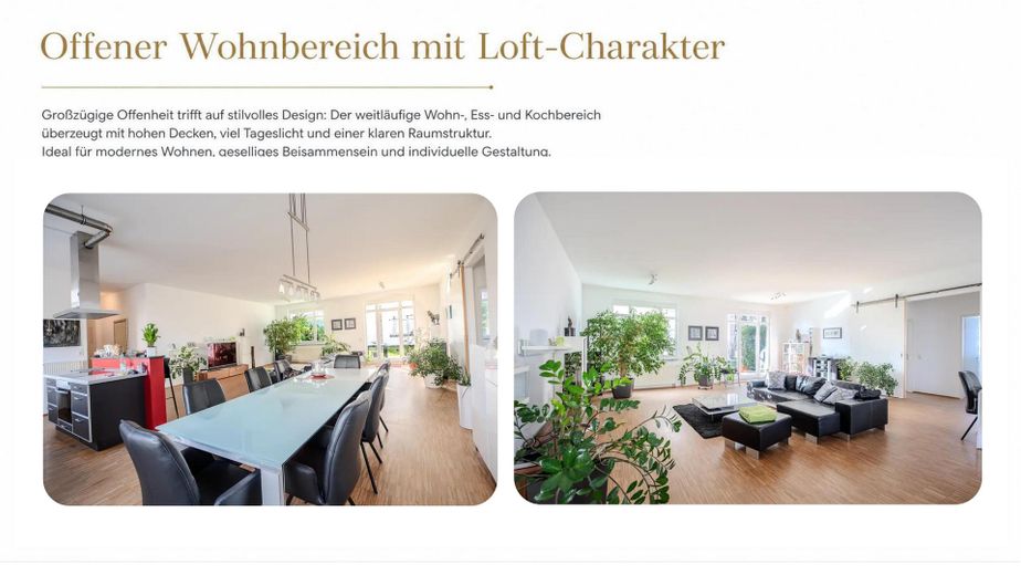 XXL loft with 134 m² living space, terrace & 170 m² private garden – Foto 3