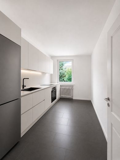 Exklusive Gartenwohnung im energetisch kernsanierten Mehrfamilienhaus – Küche