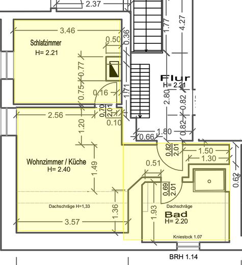 Accogliente appartamento monolocale (ca. 35 m²) vicino all’università – posizione tranquilla, con cucina componibile – Foto 7