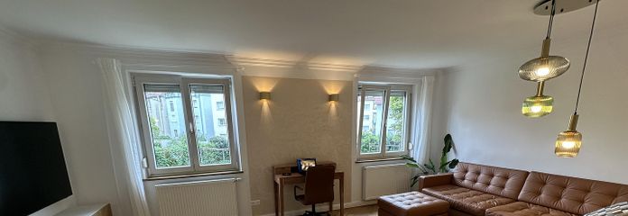 Hochwertig Möbliertes 2 Zi. Apartment Heilbronn – Wohnzimmer 1
